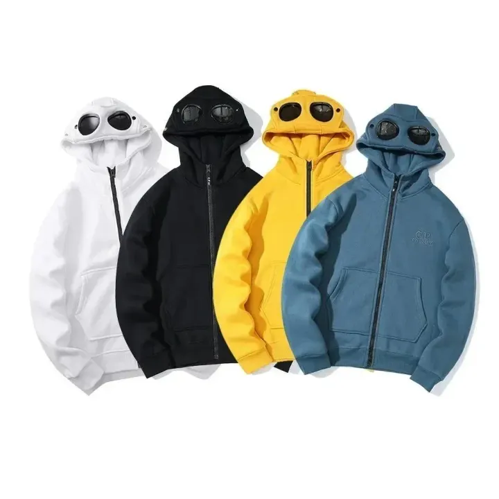 C.P. Company Goggle Hood Zip-Up Hoodie - Multi Color