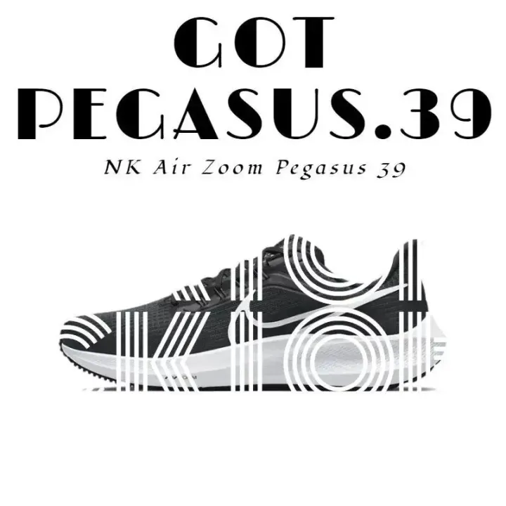 Nike Air Zoom Pegasus 39 Black Sneakers