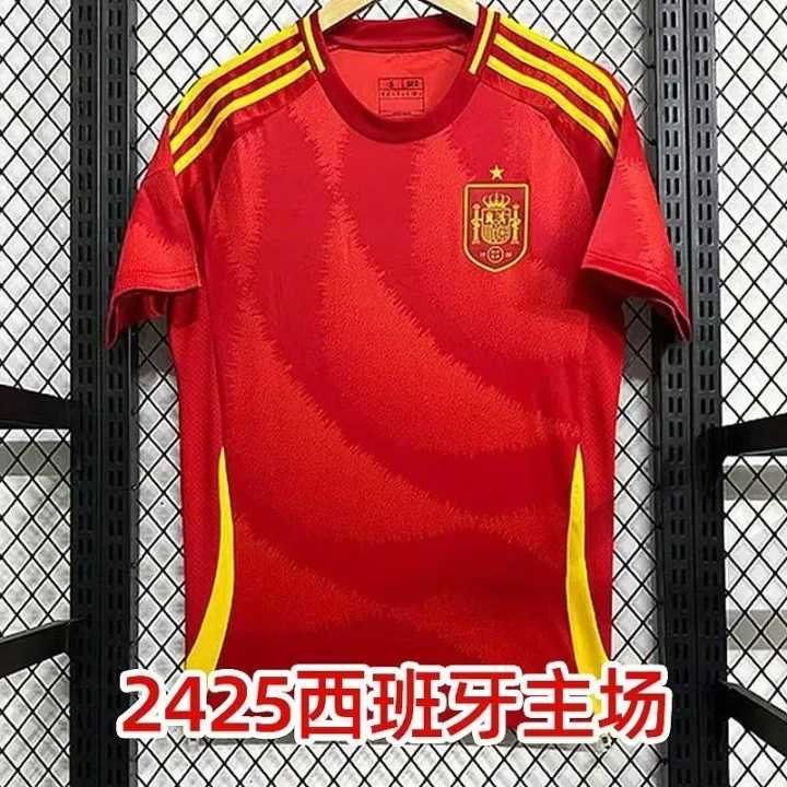 Adidas Spain National Team Home Red Soccer Jersey