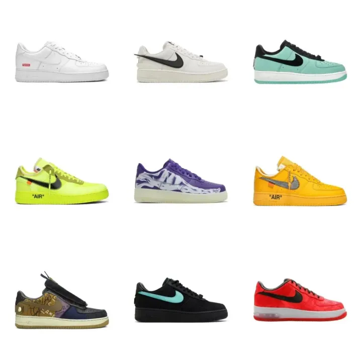 Nike Air Force 1 Low White Leather Sneakers
