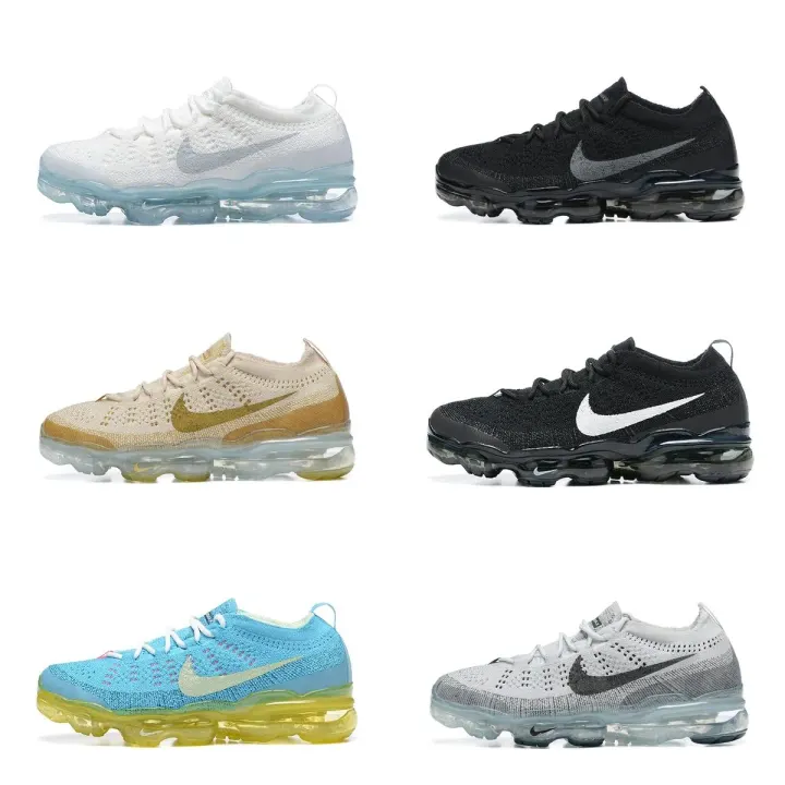 Nike VaporMax Flyknit Sneakers with Translucent Air Sole