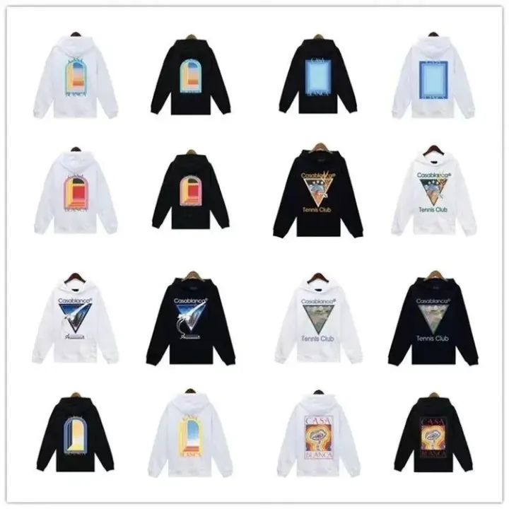 Casablanca Graphic Print Hooded Sweatshirt