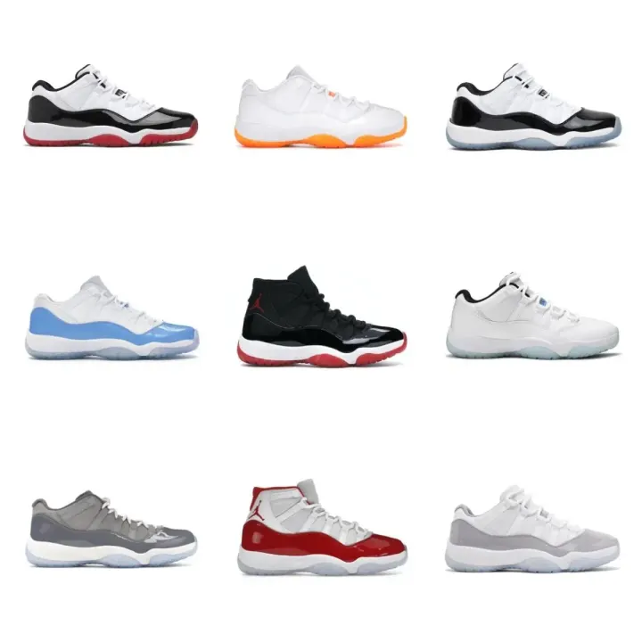Jordan Low-Top Athletic Sneakers with Patent-Style Color Accents