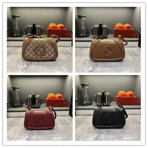 Gucci Interlocking G mini schoudertas in tan