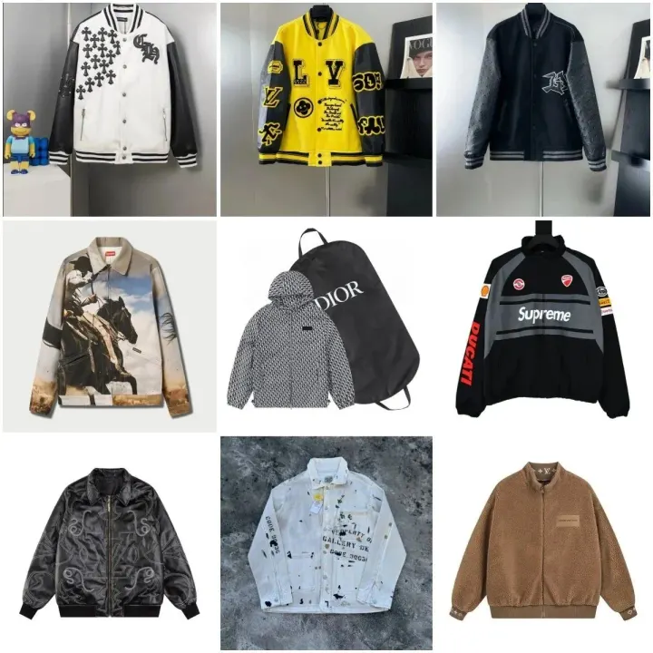 Chaqueta varsity Louis Vuitton con parche del logo - múltiples combinaciones de colores