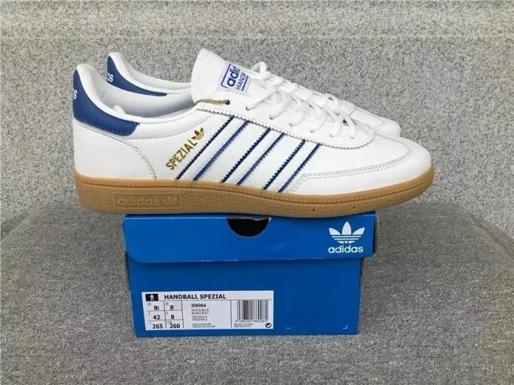 Adidas Handball Spezial White and Blue Gum Sneakers