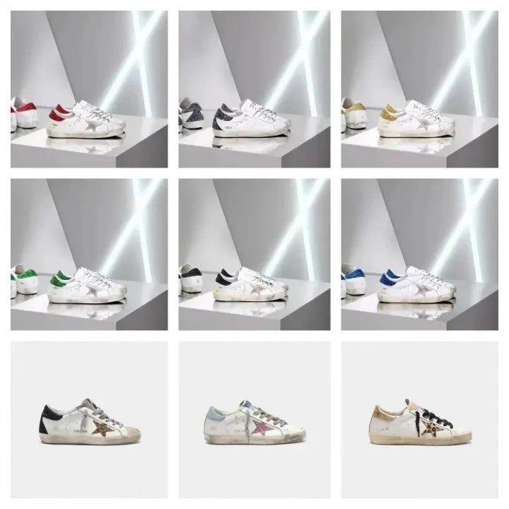 Golden Goose Glitter Star Low-Top Sneakers