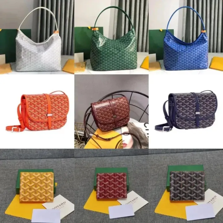 Goyard Pattern Handbag in Multicolor Woven Finish