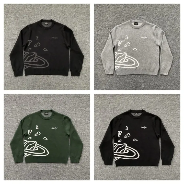 Broken Planet Cosmic Graphic Knit Crewneck Sweater