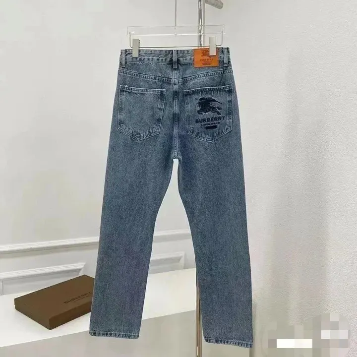Burberry Blue Graphic Back Pocket Denim Jeans