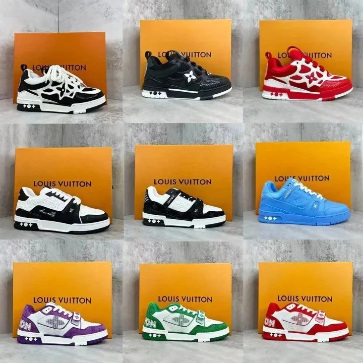 Louis Vuitton Color-Block Athletic Sneakers