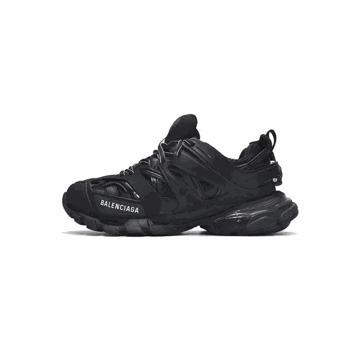 Zwarte Balenciaga-sneakers met dikke zool