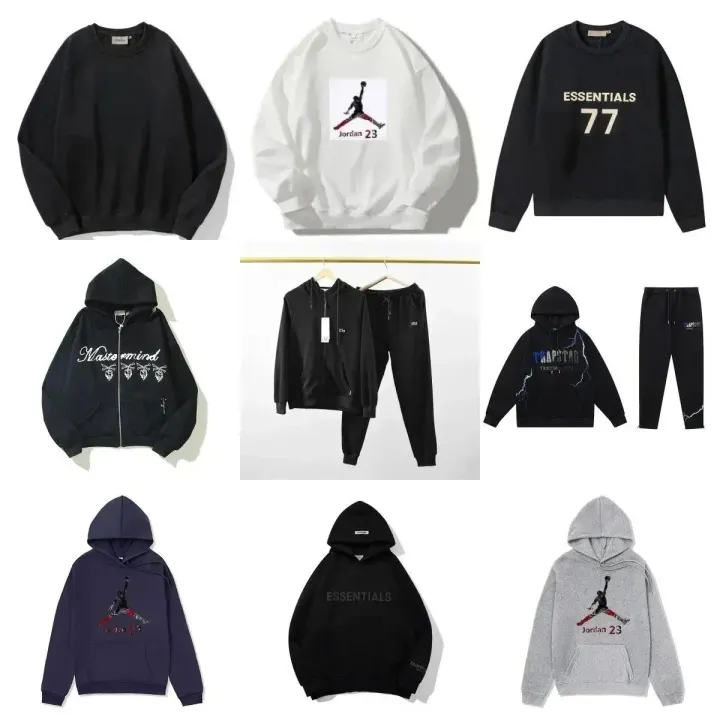 Fear of God Essentials Black Pullover Hoodie