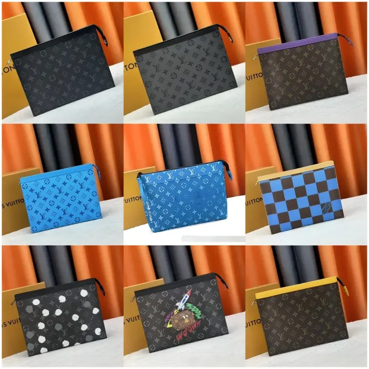 Louis Vuitton Clutch-Tasche mit Monogram- und Damier-Muster