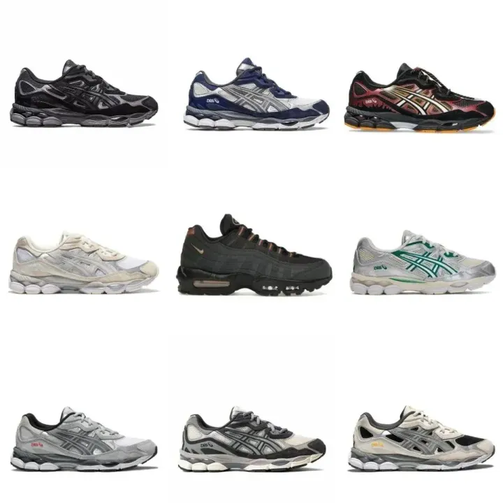 ASICS GEL-NYC Sneakers in Multi-Color Retro Runner Styles