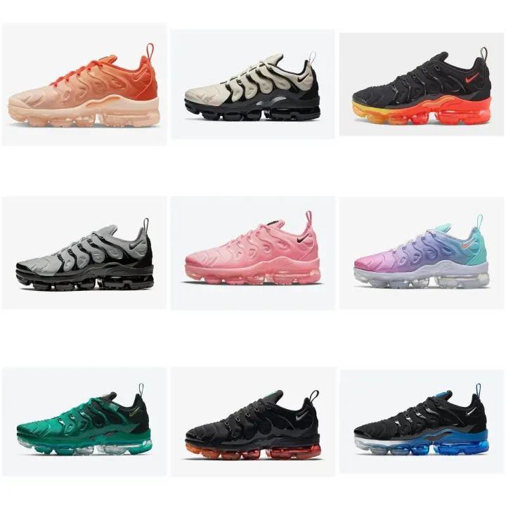 Nike Mesh Air-Cushion Sneakers in Multiple Colorways