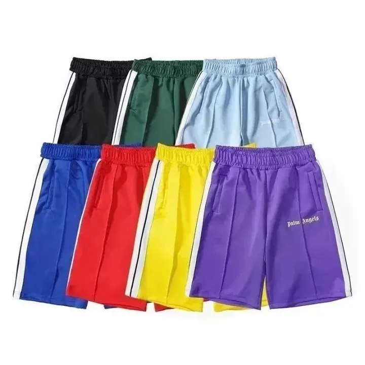 Palm Angels Purple Side-Stripe Casual Pants