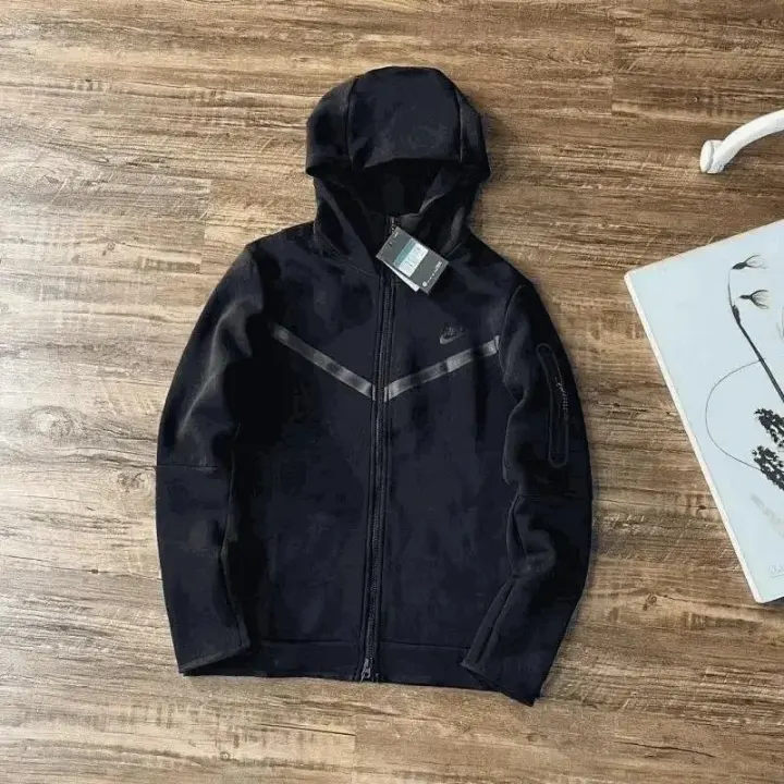 Nike Black Zip-Up Matching Set