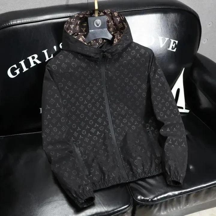 Louis Vuitton Black Monogram Hooded Jacket