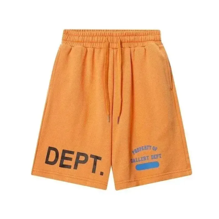 Gallery Dept. Orange Graphic Casual Shorts