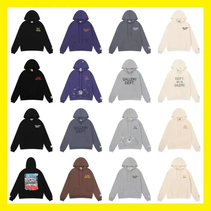 Gallery Dept. Multi-Color Graphic Pullover Hoodie