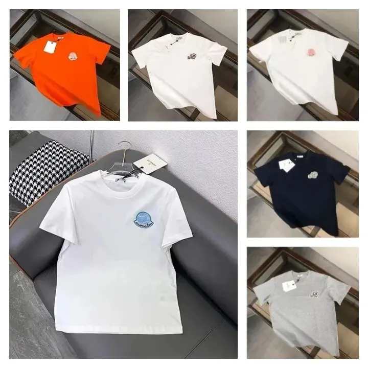 Moncler Logo Patch Short Sleeve T-Shirt