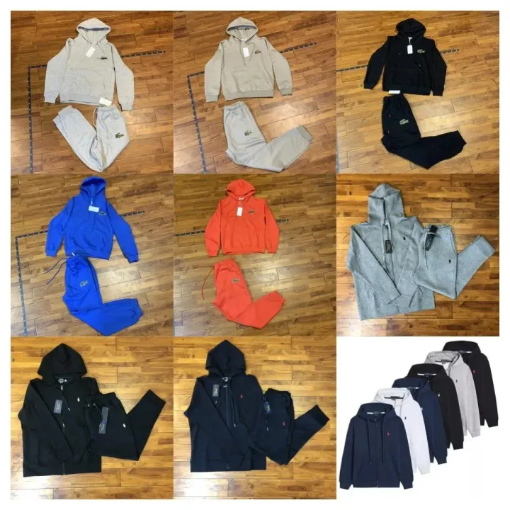 Polo Ralph Lauren Zip-Up Hoodie & Sweatpants Set - Black