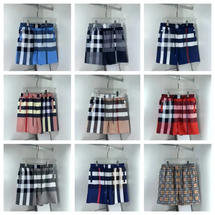 Burberry Shorts mit mehrfarbigem Karomuster und Kordelzug