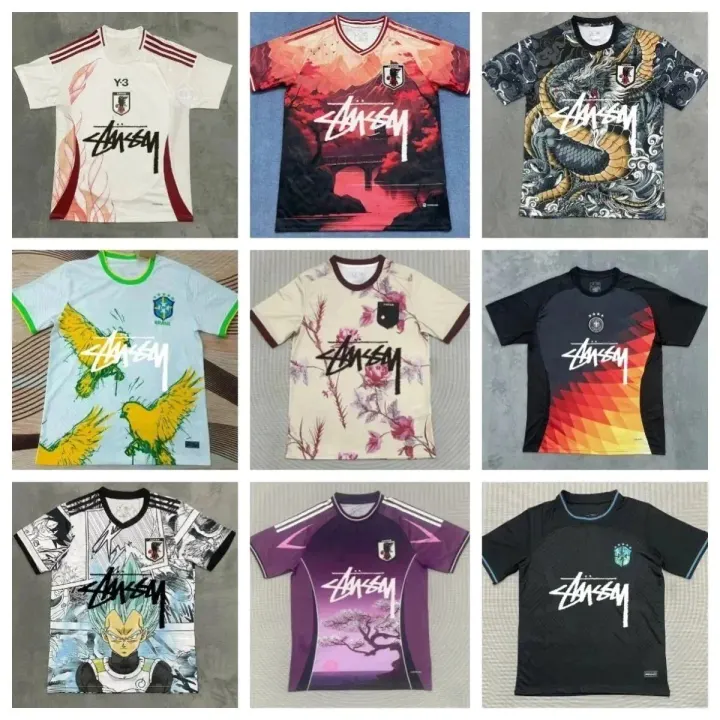 Stüssy Graphic Print Soccer Jersey, Multiple Colorways
