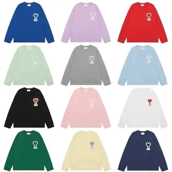 Ami Heart Logo Crewneck Sweatshirt - Multi-Color