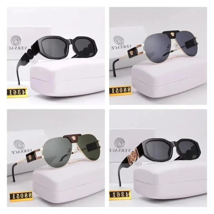Versace Sunglasses in Black and Gold
