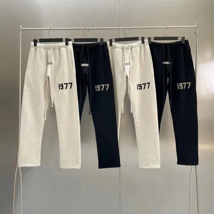Essentials 1977 Sweatpants in Grey and Black