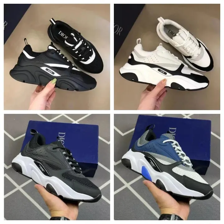 Dior Niskie sportowe sneakersy colorblock