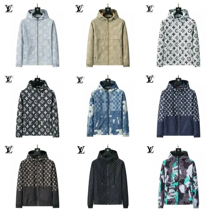 Louis Vuitton Monogram Hooded Zip-Up Jacket