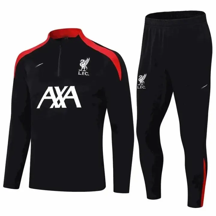 Nike Black Red Matching Tracksuit Set