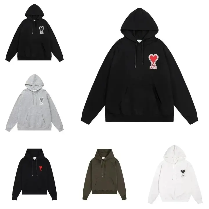 Ami Pullover Hoodie with Chest Heart Logo