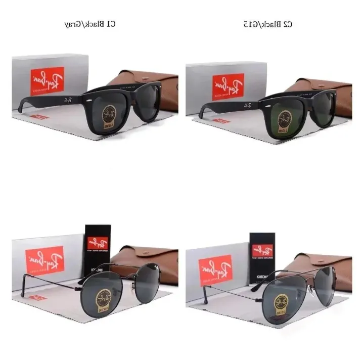 Ray-Ban Black Sunglasses with Case and Cleaning Cloth