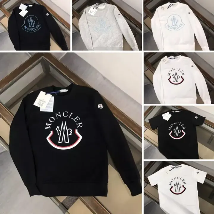 Moncler Black Logo Crewneck Sweatshirt