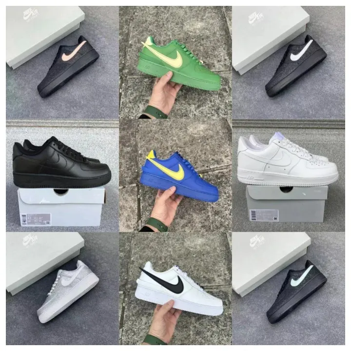 Nike Air Force Low-Top Sneakers in Multi-Color Swoosh Options