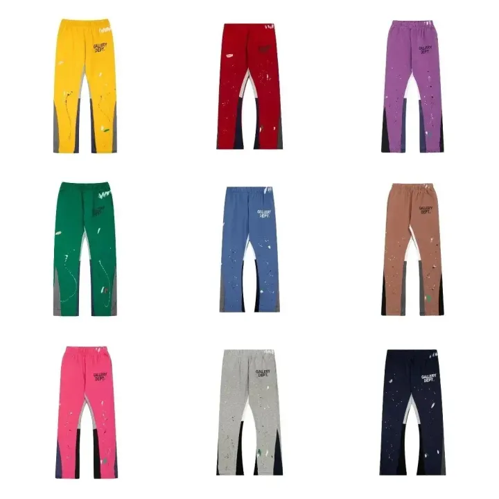 Gallery Dept. Paint-Splatter Casual Pants - Multi Color