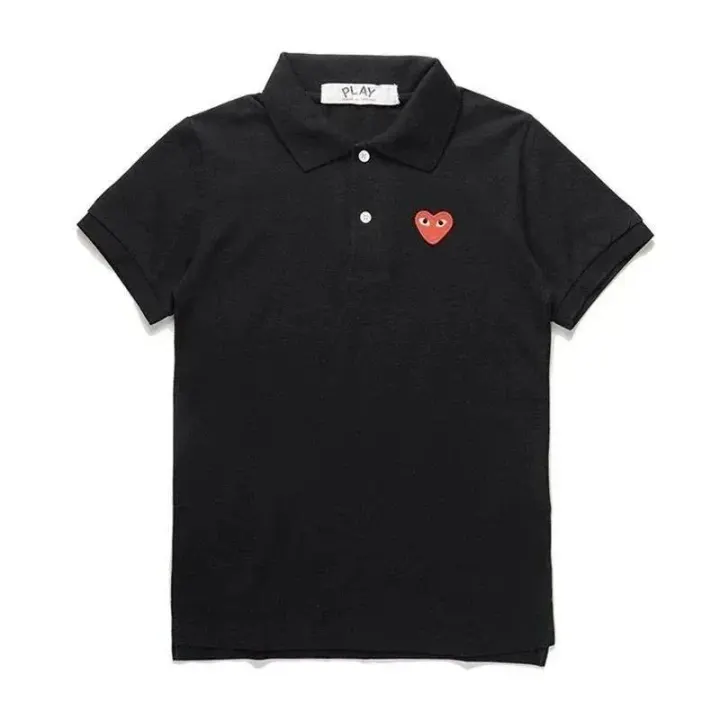 Comme des Garçons Play Black Heart Patch Polo Shirt