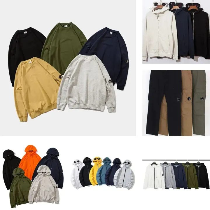 C.P. Company Lens Hoodie- und Cargo-Kollektion in gemischten Farben