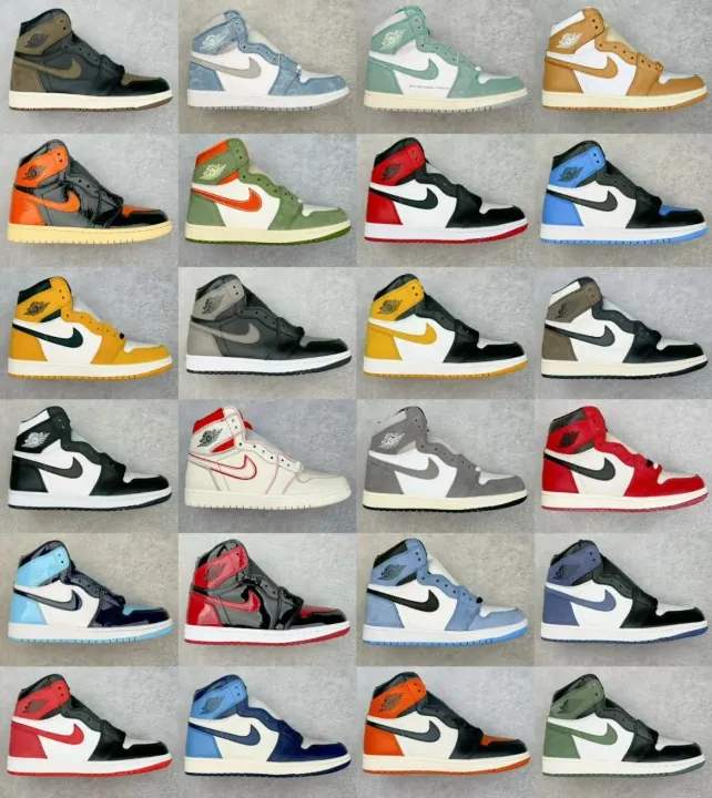 Jordan Air Jordan 1 High Basketball Shoes - Multi-Color Pack