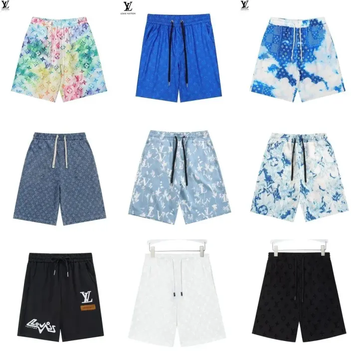 Louis Vuitton Monogram-Shorts mit Kordelzug in gemischten Farben