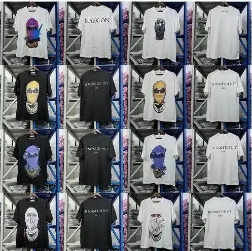 Ih Nom Uh Nit Graphic Print Short Sleeve T-Shirt in Black and White