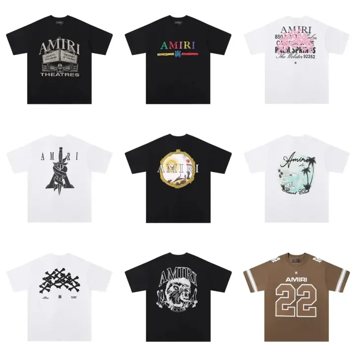 AMIRI Graphic T-Shirt with Relaxed Streetwear Fit