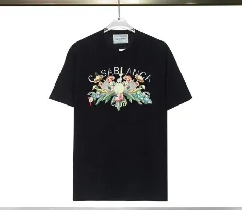 Casablanca Black Club Graphic Print T-Shirt