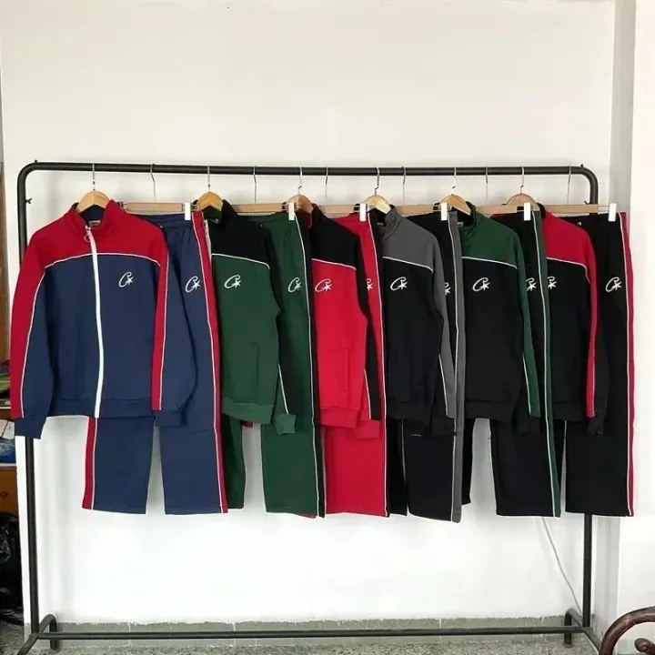 Athletic Casual Fleece-Lined Matching Set — Multicolor