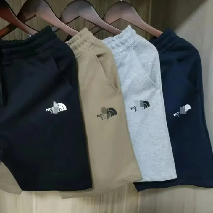 The North Face Logo Casual Shorts in Black, Khaki, Gray & Navy