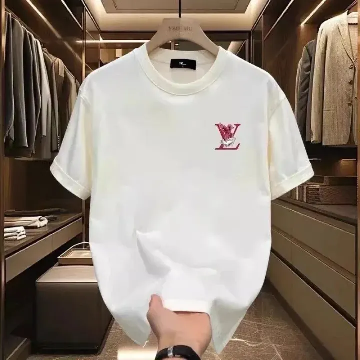 Rosaes T-Shirt aus Baumwolle mit Grafik von Louis Vuitton